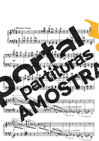 Franz Liszt Caprices Valse 3 S.214 partitura para Piano