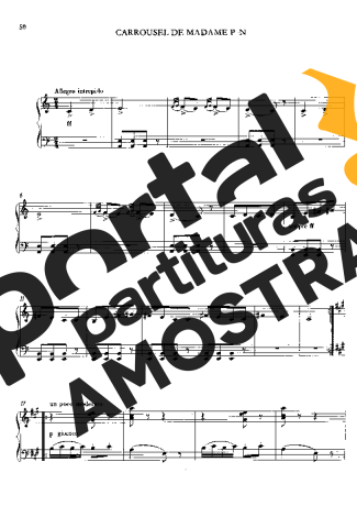 Franz Liszt Carrousel De Madame Pelet Narbonne S.214a partitura para Piano