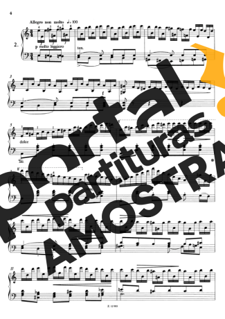 Franz Liszt Étude En Douze Exercices S.136 Nº02 partitura para Piano