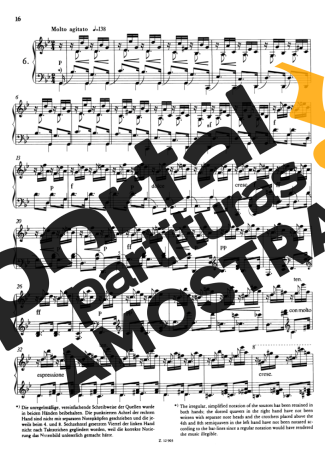 Franz Liszt Étude En Douze Exercices S.136 Nº06 partitura para Piano