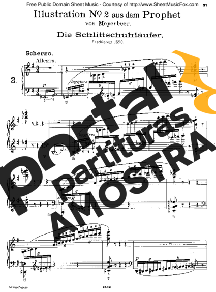 Franz Liszt  partitura para Piano