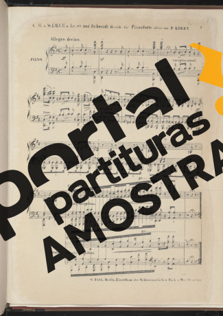 Franz Liszt  partitura para Piano