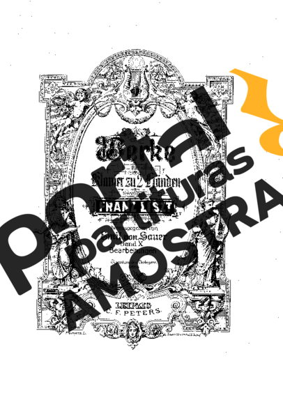 Franz Liszt  partitura para Piano