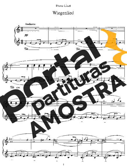 Franz Liszt  partitura para Piano