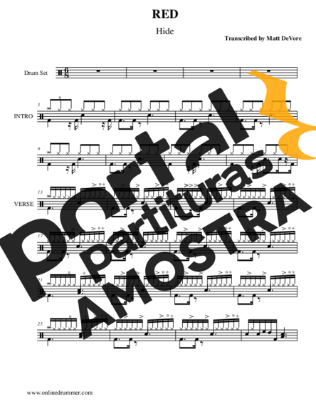Freddie Mercury & Montserrat Caballé Hide partitura para Bateria