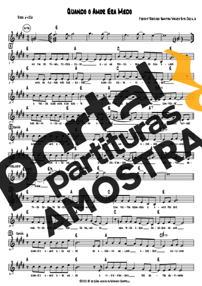Frejat  partitura para Teclado