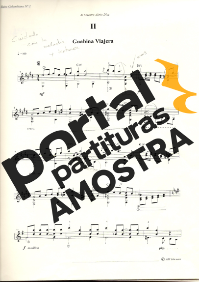 Gentil Montaña  partitura para Violão