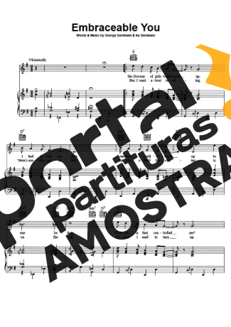 George Gershwin  partitura para Piano