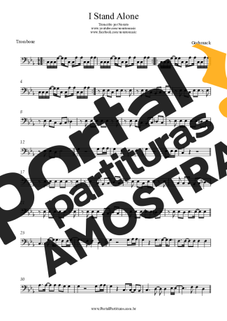 Godsmack I Stand Alone partitura para Trombone