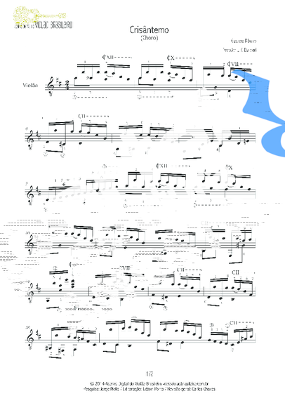Gustavo Ribeiro Crisantemo partitura para Violão