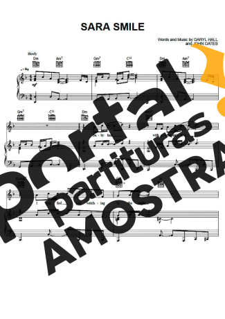 Hall & Oates  partitura para Piano