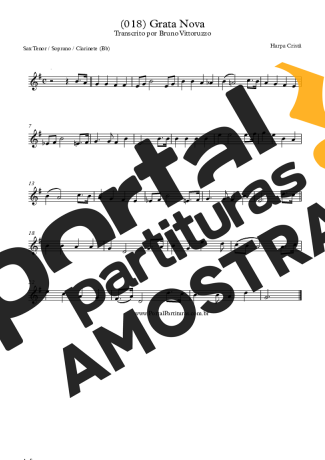 Harpa Cristã  partitura para Clarinete (Bb)