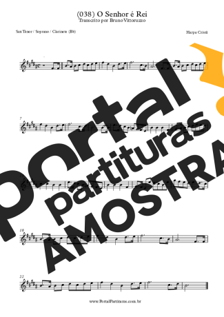 Harpa Cristã  partitura para Clarinete (Bb)