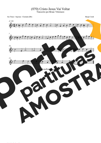 Harpa Cristã  partitura para Clarinete (Bb)