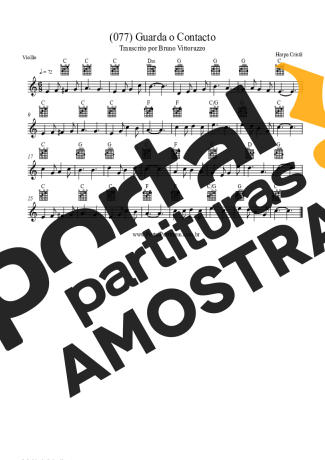 Harpa Cristã (077) Guarda O Contacto partitura para Violão