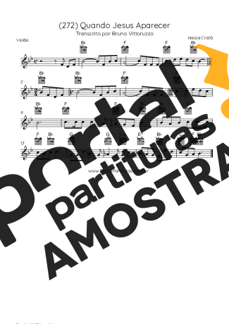 Harpa Cristã (272) Quando Jesus Aparecer partitura para Violão