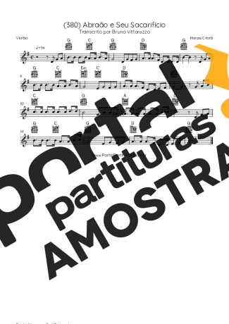 Harpa Cristã (380) Abraão E Seu Sacarifício partitura para Violão