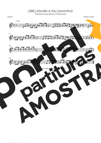 Harpa Cristã (380) Abraão E Seu Sacarifício partitura para Violino