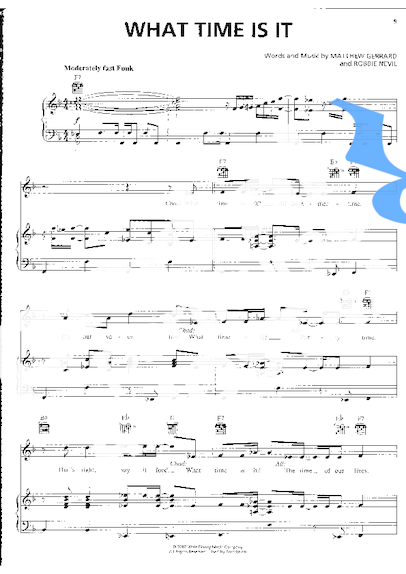 High School Musical What Time Is It partitura para Piano