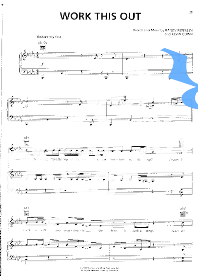 High School Musical Work This Out partitura para Piano