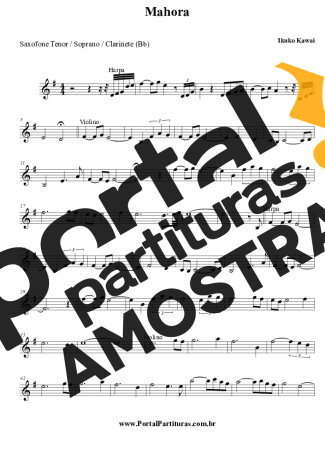 Ikuko Kawai Mahora partitura para Clarinete (Bb)