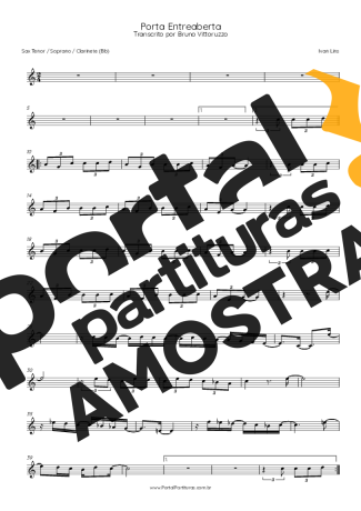 Ivan Lins  partitura para Clarinete (Bb)