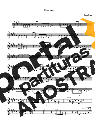 Ivan Lins Vitoriosa partitura para Clarinete (Bb)