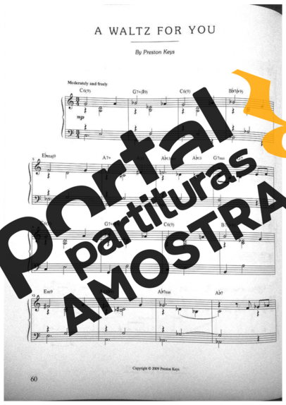 Jazz Standard  partitura para Piano