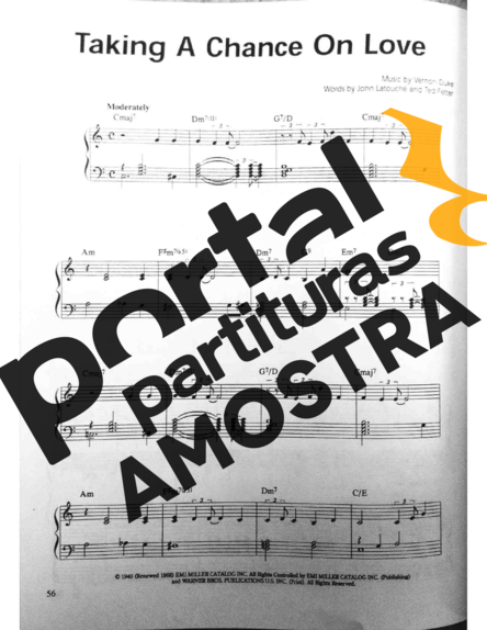 Jazz Standard  partitura para Piano