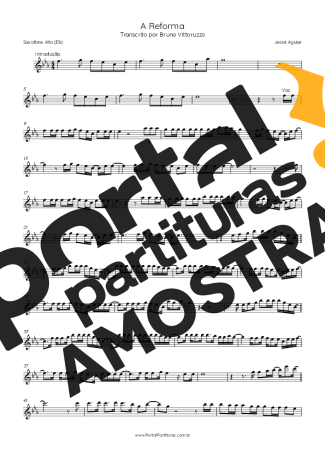 Jessé Aguiar A Reforma partitura para Saxofone Alto (Eb)