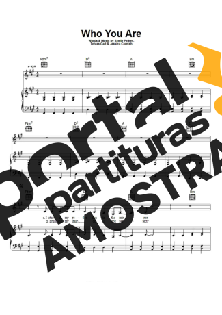 Jessie J. Who You Are partitura para Piano