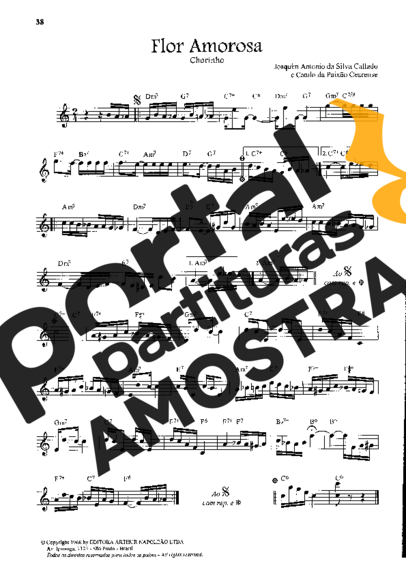 Joaquim Antonio da Silva  partitura para Flauta Transversal