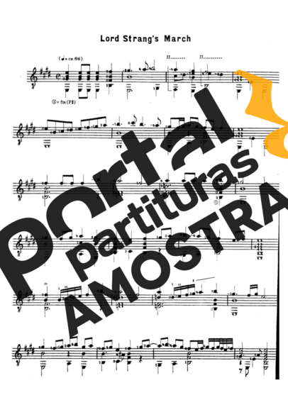 John Dowland  partitura para Violão