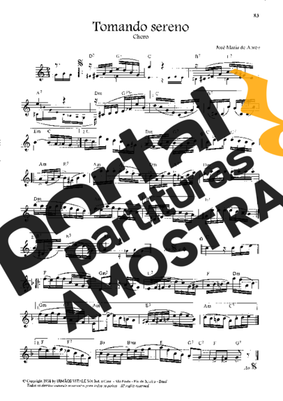 José M. Abreu  partitura para Violino