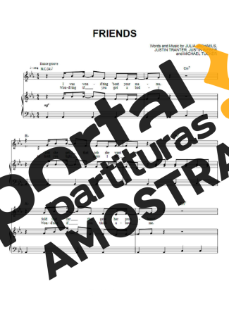 Justin Bieber  partitura para Piano