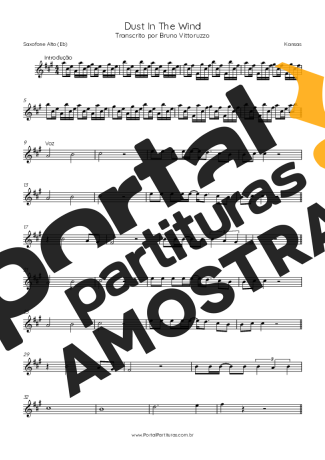 Kansas  partitura para Saxofone Alto (Eb)