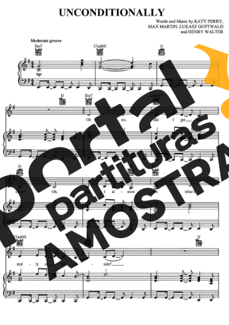 Katy Perry  partitura para Piano