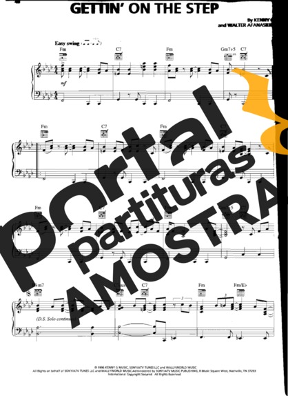 Kenny G Gettin On The Step partitura para Piano