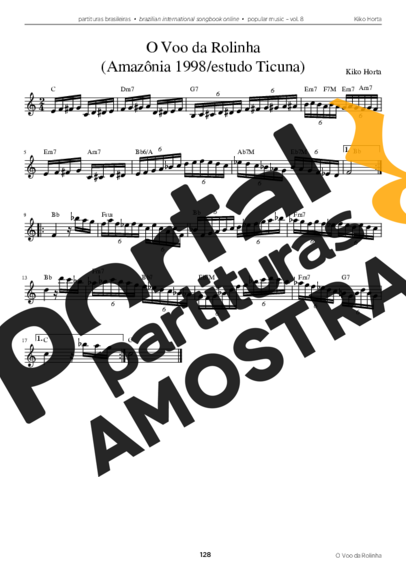 Kiko Horta O Voo Da Rolinha partitura para Acordeon