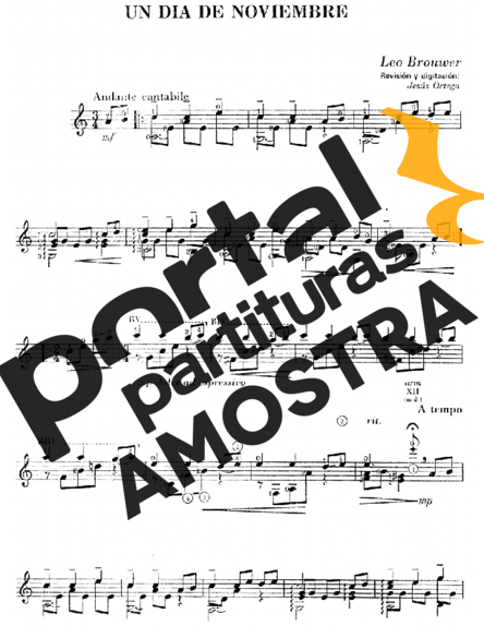 Leo Brouwer  partitura para Violão