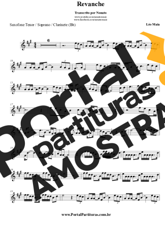 Léo Maia  partitura para Clarinete (Bb)