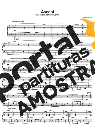 Ludovico Einaudi  partitura para Piano