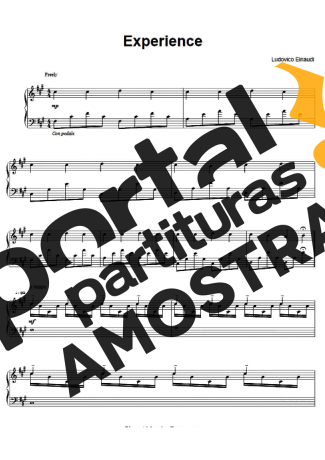 Ludovico Einaudi Experience partitura para Piano