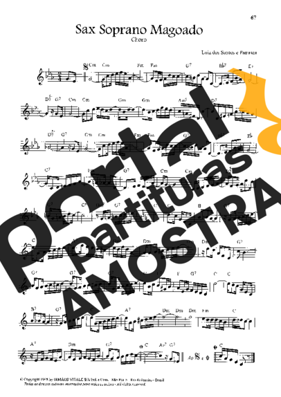 Luiz dos Santos e Patrasca  partitura para Violino