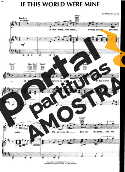 Luther Vandross  partitura para Piano