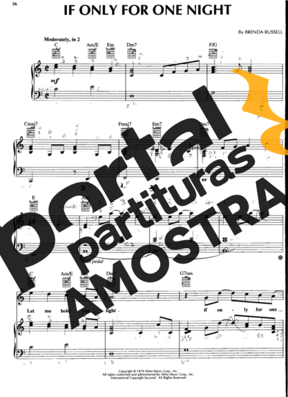 Luther Vandross  partitura para Piano