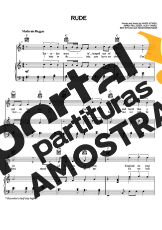 Magic Rude partitura para Piano