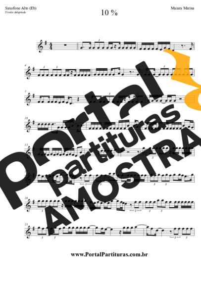 Maiara & Maraisa  partitura para Saxofone Alto (Eb)