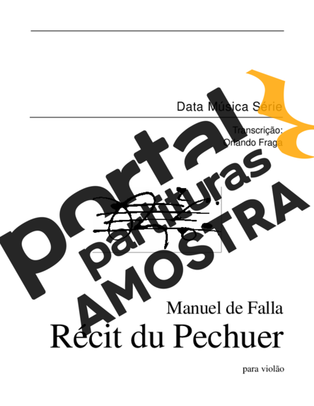 Manuel de Falla  partitura para Violão