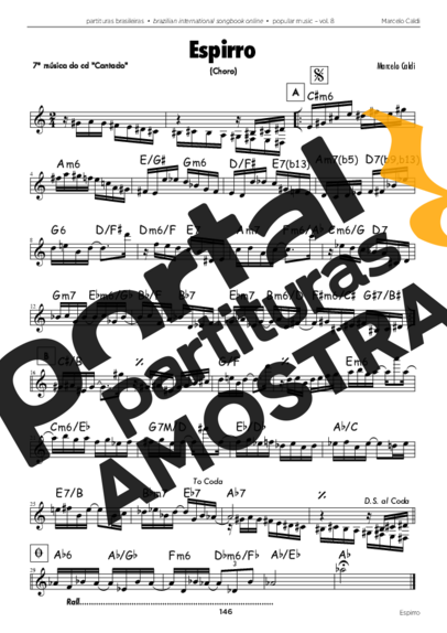 Marcelo Caldi Espirro partitura para Acordeon
